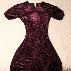 Tommy Hilfiger purple midi dress, super cute